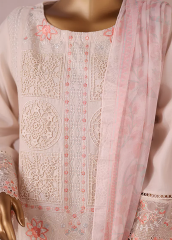 LF-2582-EMB- 3 Piece Luxury Embroidered Stitched Suit