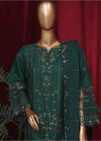 Bin Saeed Fabric - LF-36- 3 Piece Luxury Embroidered Stitched Suit