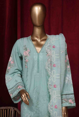 Bin Saeed Fabric - LF-43- 3 Piece Luxury Embroidered Stitched Suit