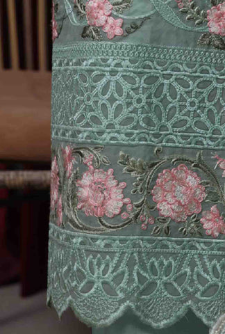 Bin Saeed Fabric - LF-43- 3 Piece Luxury Embroidered Stitched Suit