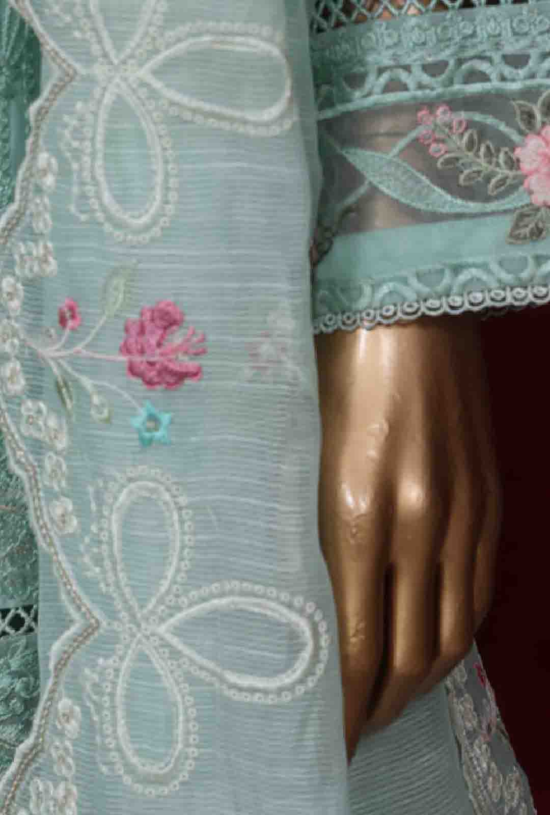 Bin Saeed Fabric - LF-43- 3 Piece Luxury Embroidered Stitched Suit