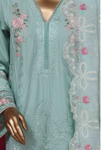 Bin Saeed Fabric - LF-43- 3 Piece Luxury Embroidered Stitched Suit