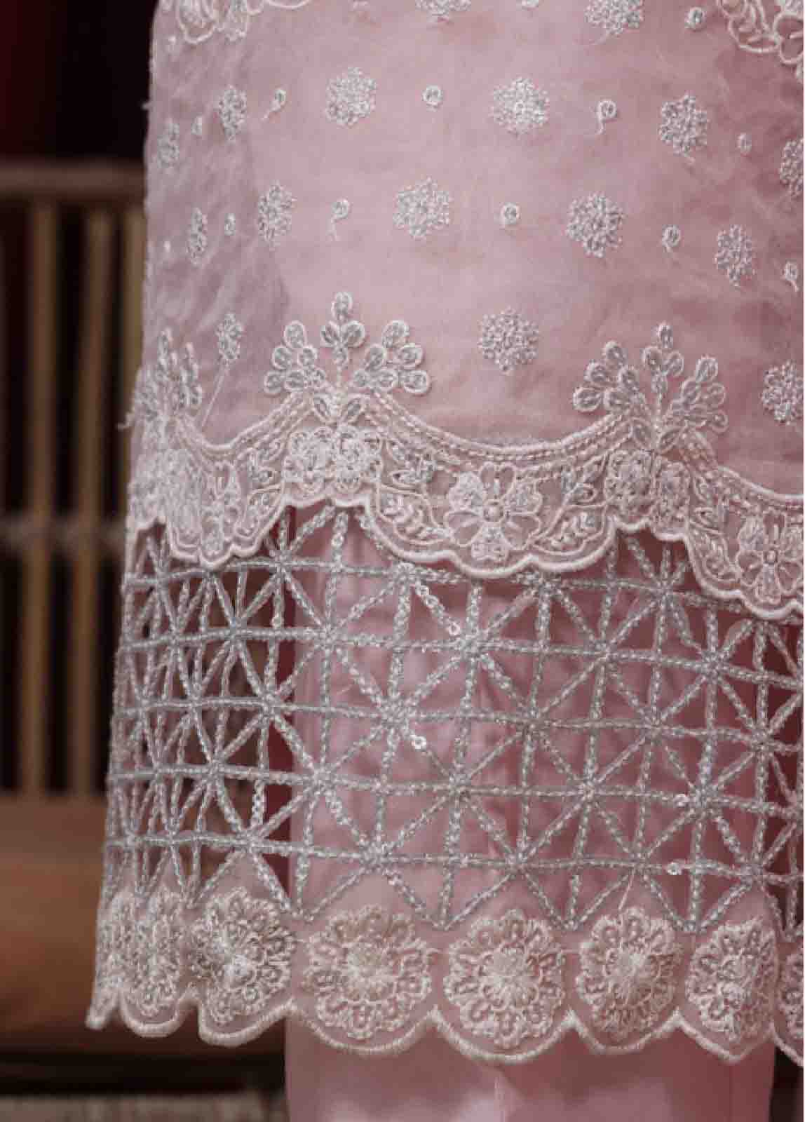 Bin Saeed Fabric - LF-43 D- 3 Piece Luxury Embroidered Stitched Suit