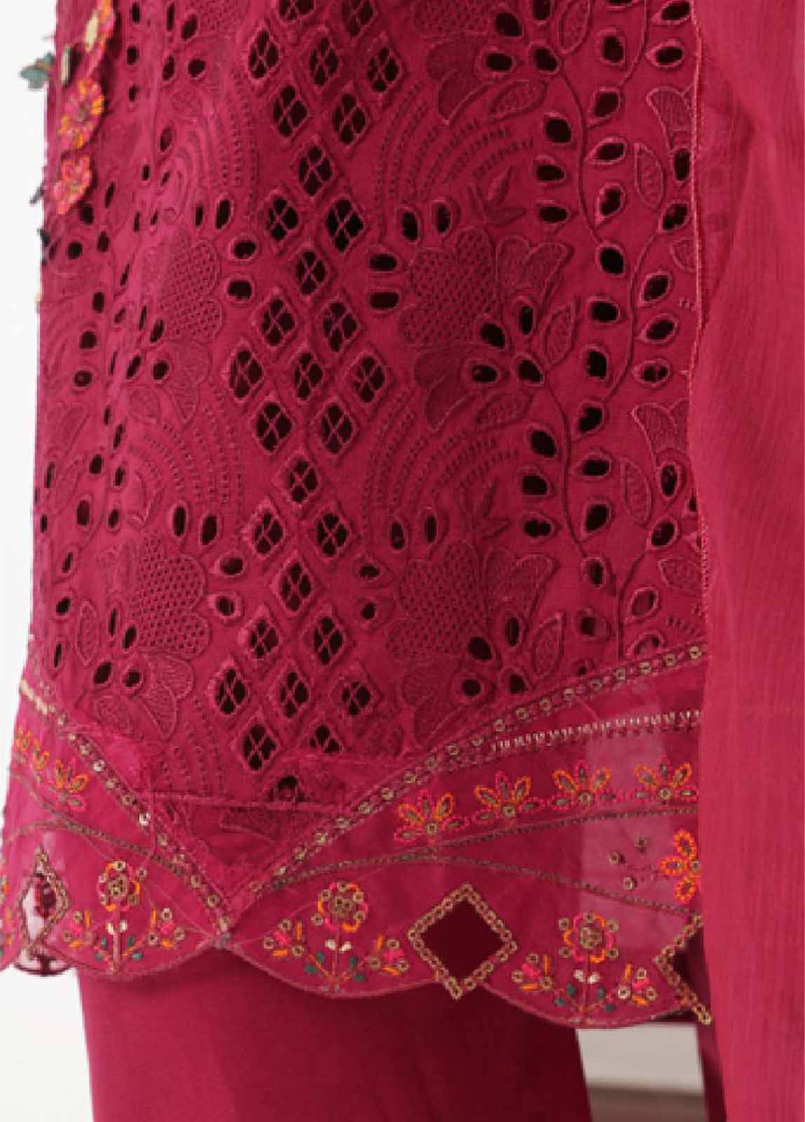 Bin Saeed Fabric - LF-45- 3 Piece Luxury Embroidered Stitched Suit