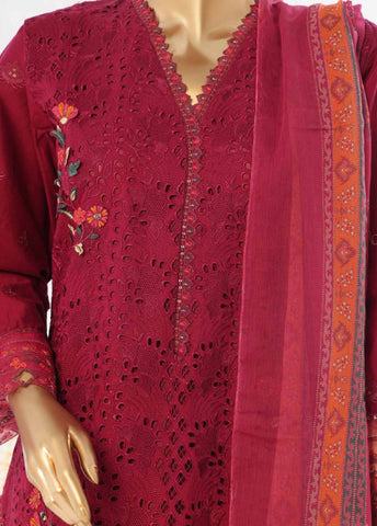 Bin Saeed Fabric - LF-45- 3 Piece Luxury Embroidered Stitched Suit