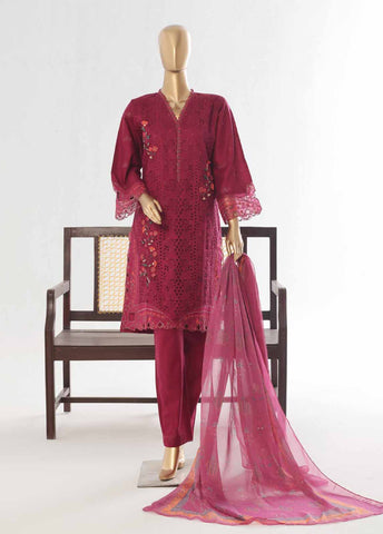 Bin Saeed Fabric - LF-45- 3 Piece Luxury Embroidered Stitched Suit