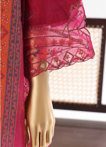 Bin Saeed Fabric - LF-45- 3 Piece Luxury Embroidered Stitched Suit