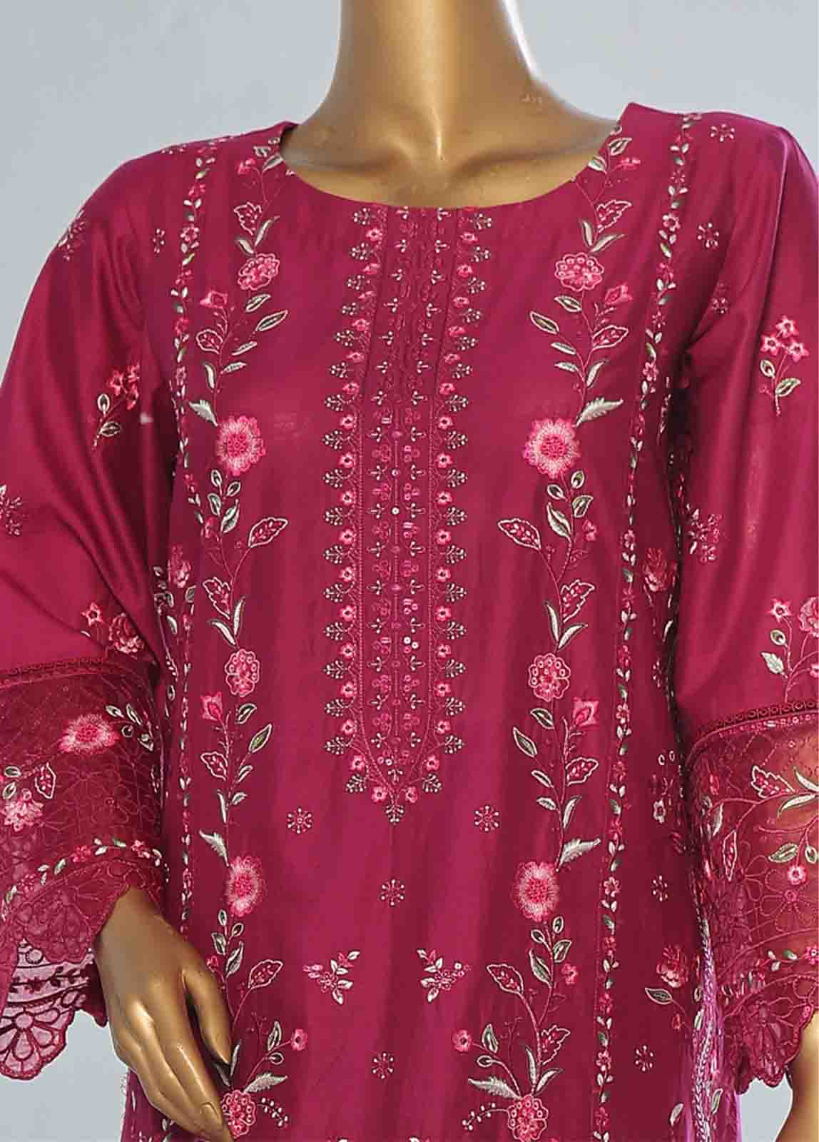 Bin Saeed Fabric - LF-CE-009 B- 3 Piece Embroidered Stitched Suit