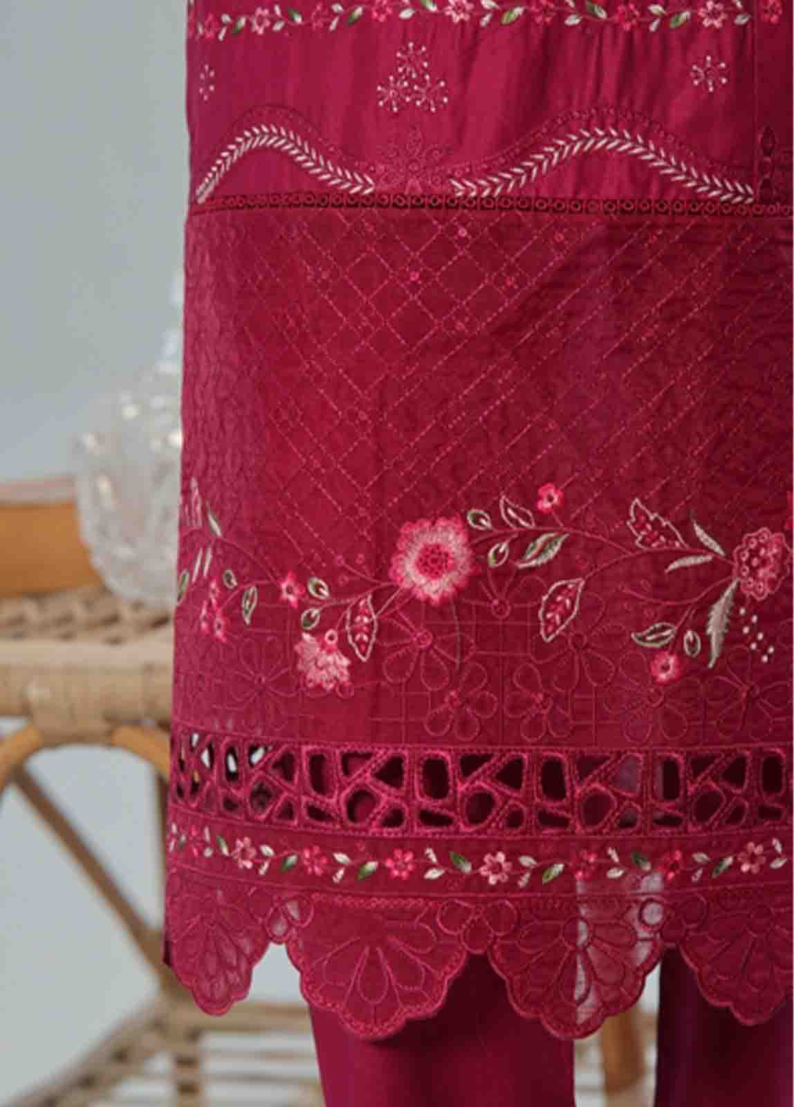 Bin Saeed Fabric - LF-CE-009 B- 3 Piece Embroidered Stitched Suit