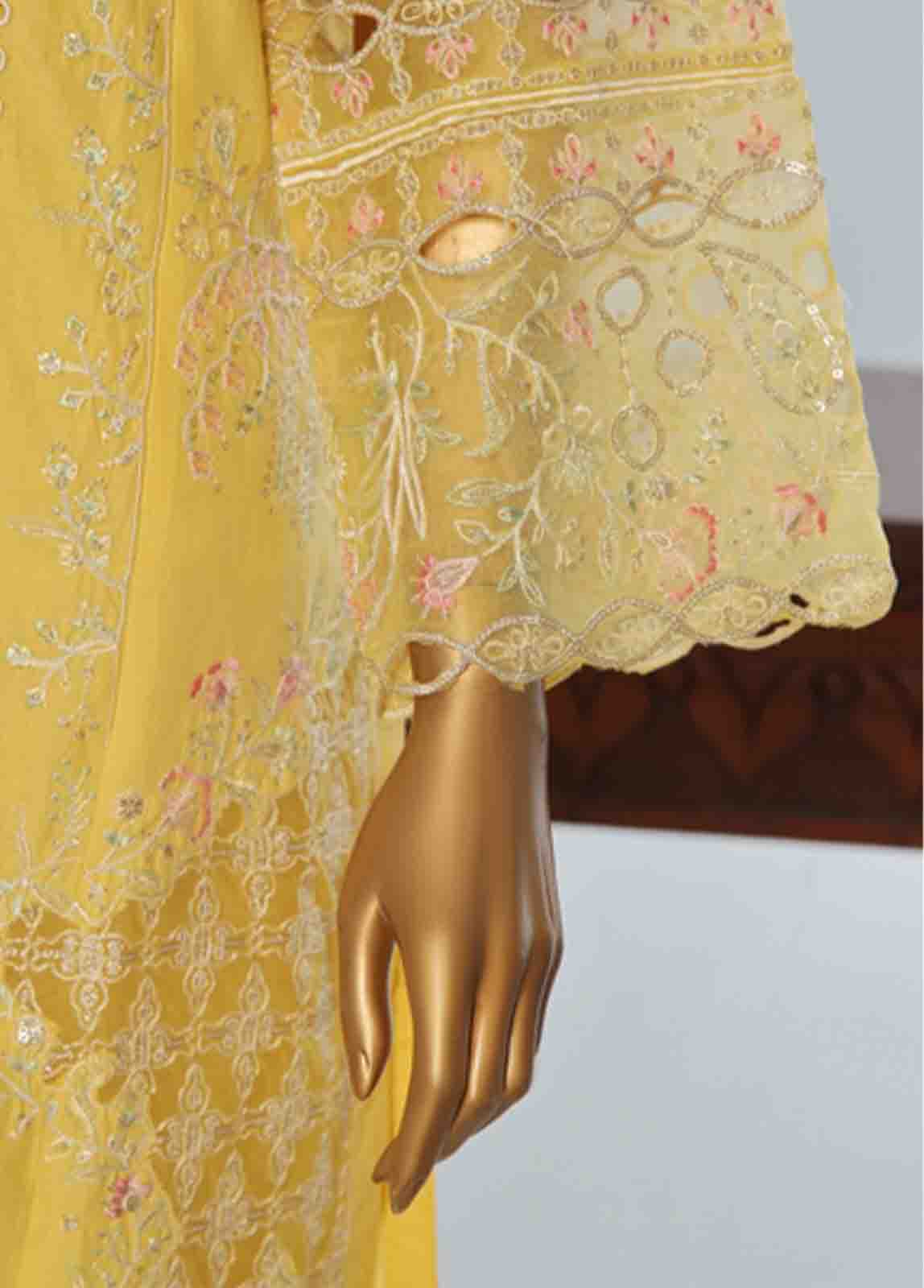 Bin Saeed Fabric - LF-CE-0101 B- 3 Piece Embroidered Stitched Suit