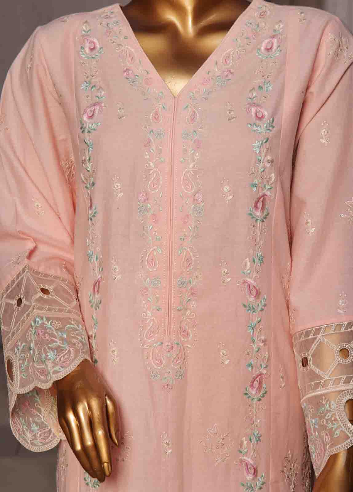 Bin Saeed Fabric - LF-CE-0106- 3 Piece Embroidered Stitched Suit
