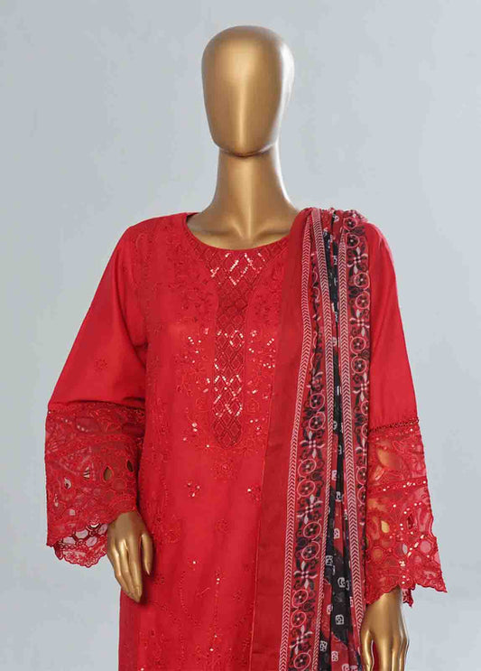 Bin Saeed Fabric - LF-CE-0118 A- 3 Piece Embroidered Stitched Suit