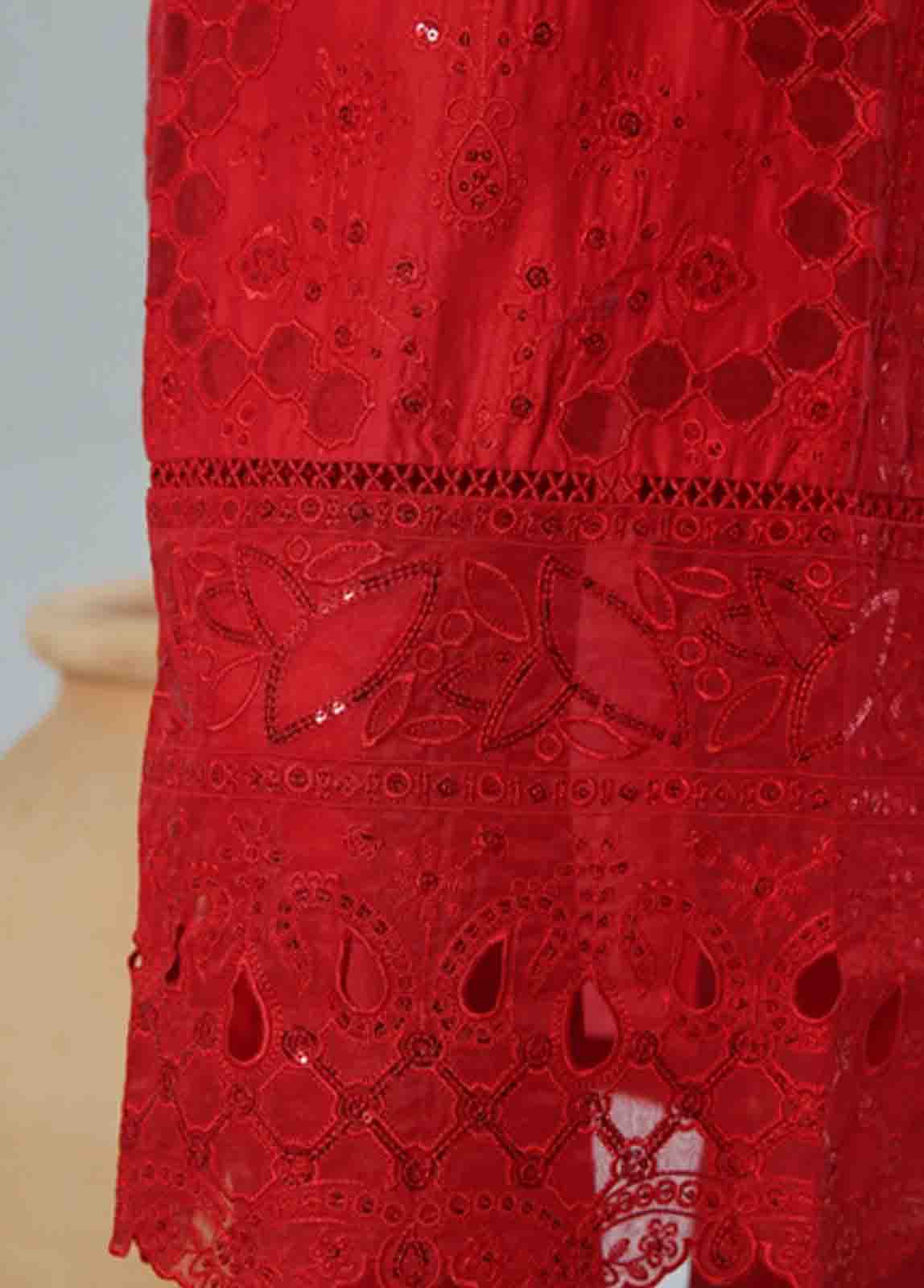 Bin Saeed Fabric - LF-CE-0118 A- 3 Piece Embroidered Stitched Suit