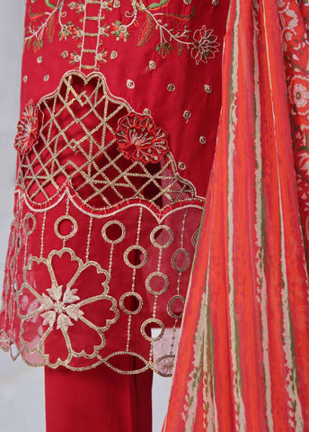 Bin Saeed Fabric - LF-CE-0118 B- 3 Piece Embroidered Stitched Suit