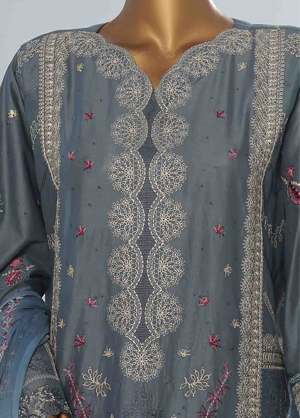 Bin Saeed Fabric - LF-CE-0126- 3 Piece Embroidered Stitched Suit