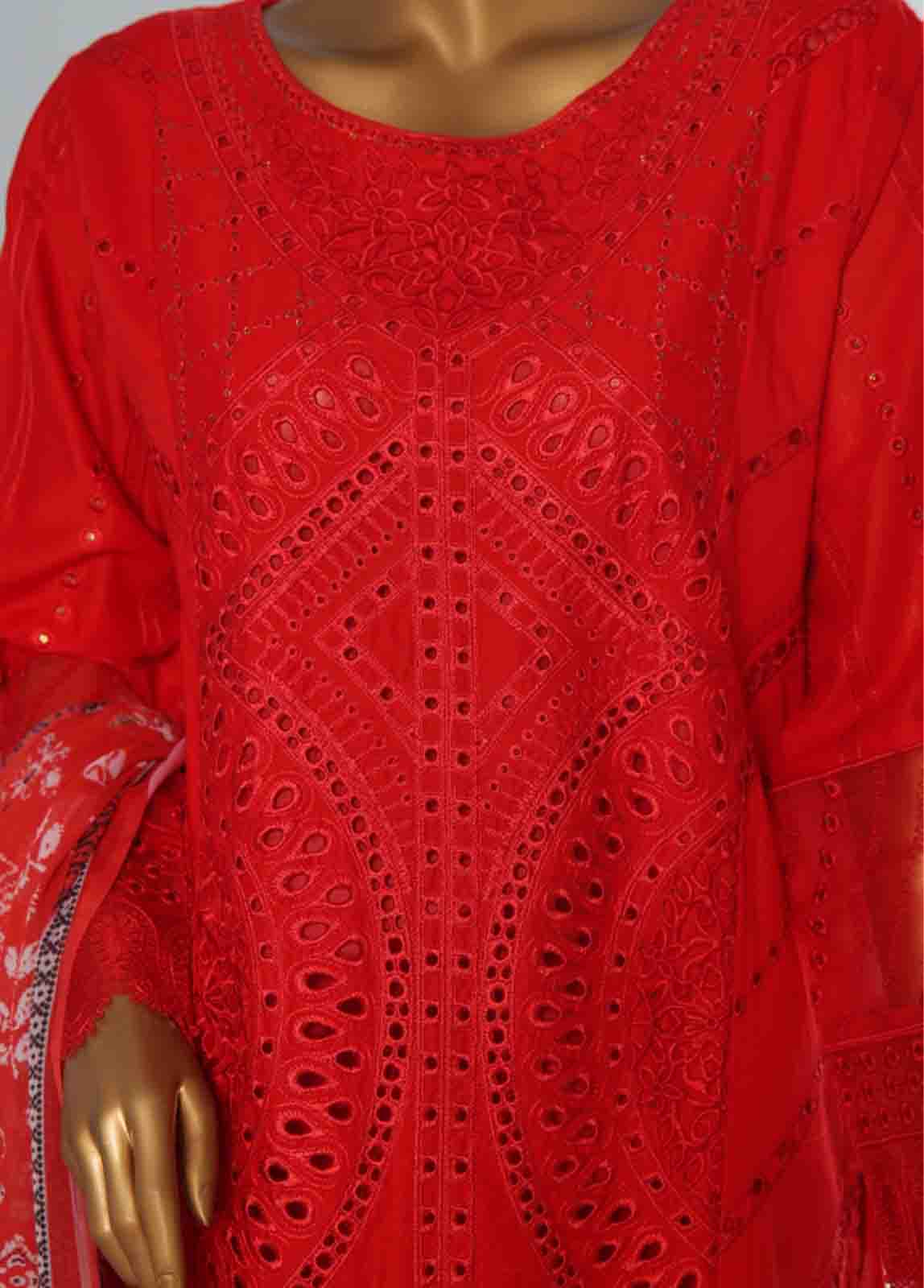 Bin Saeed Fabric - LF-CE-014- 3 Piece Embroidered Stitched Suit