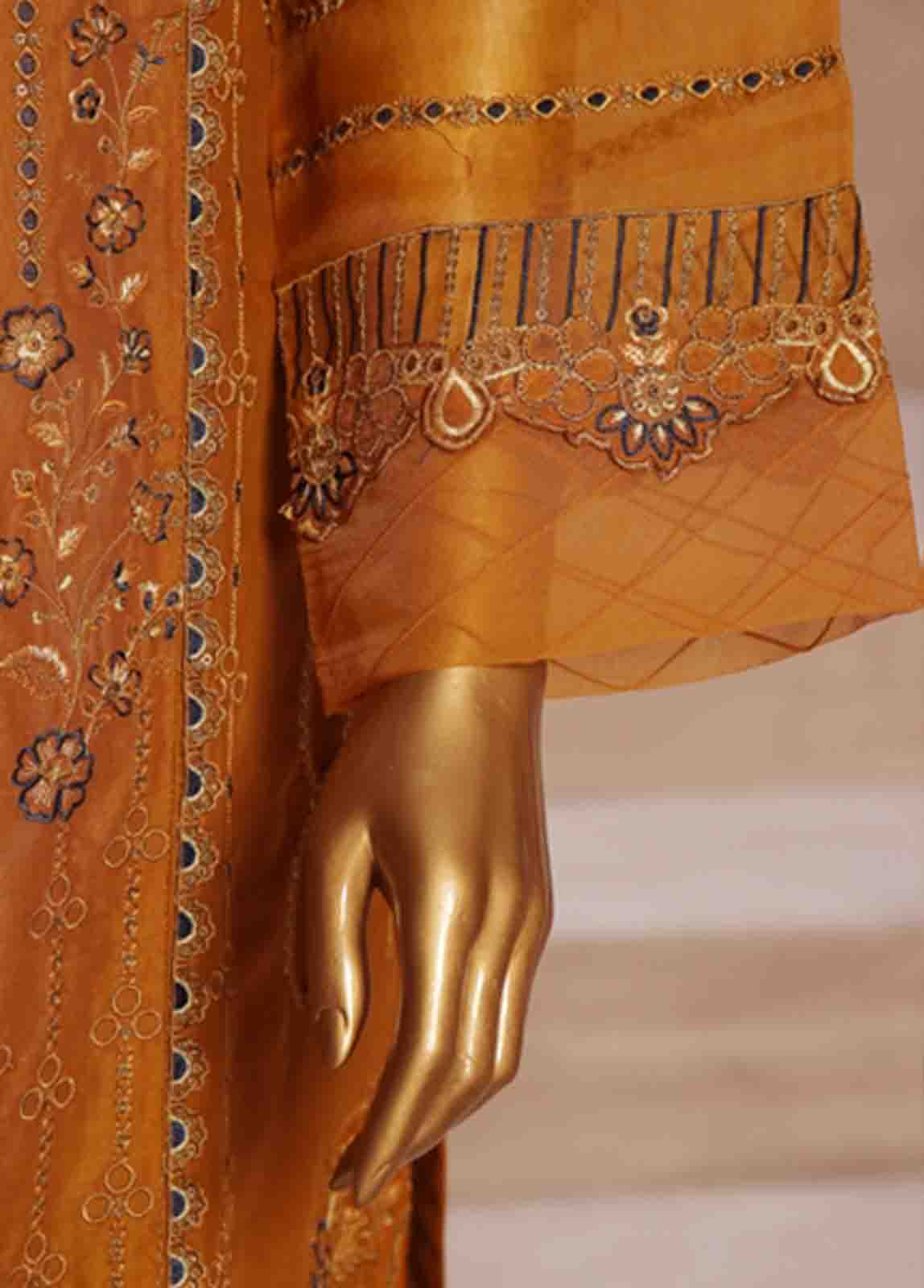 Bin Saeed Fabric - LF-CE-021 B- 3 Piece Embroidered Stitched Suit