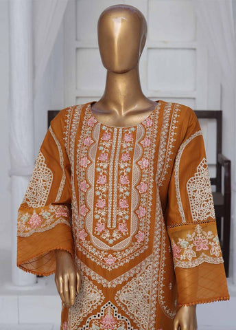 Bin Saeed Fabric - LF-CE-021 C- 3 Piece Embroidered Stitched Suit