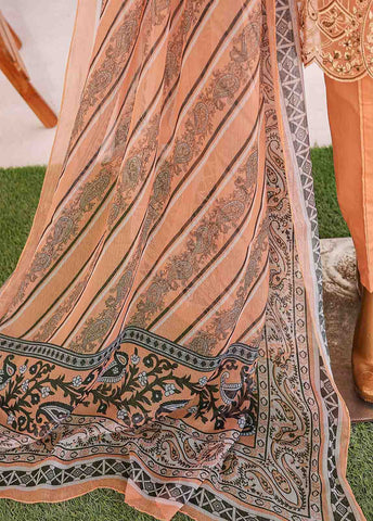 LF-CE-025 A- 3 Piece Embroidered Stitched Suit