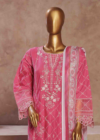 Bin Saeed Fabric - LF-CE-031 A- 3 Piece Embroidered Stitched Suit