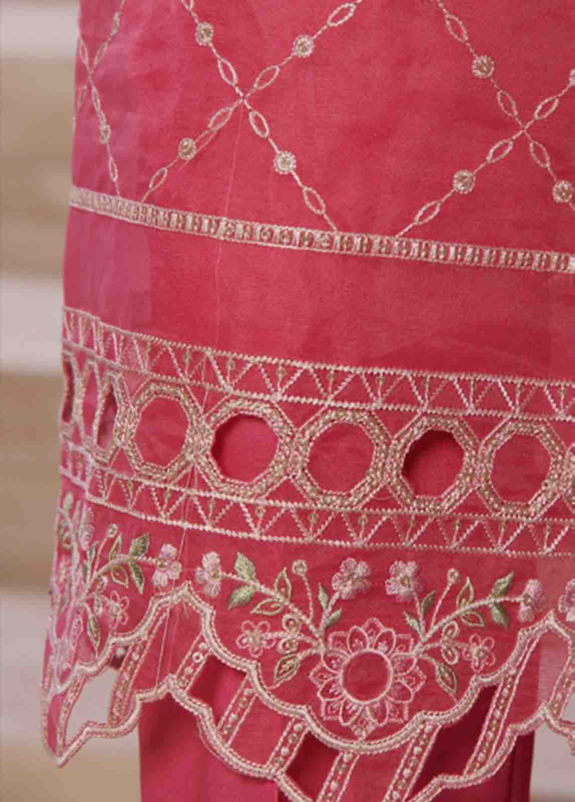 Bin Saeed Fabric - LF-CE-031 A- 3 Piece Embroidered Stitched Suit