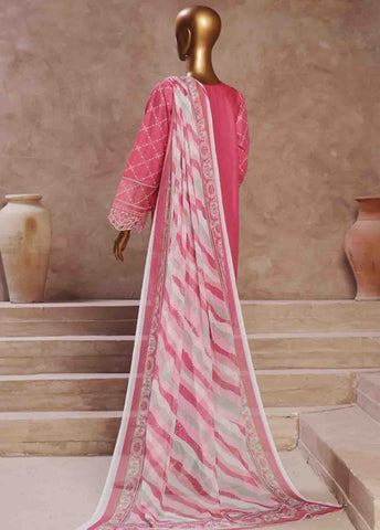Bin Saeed Fabric - LF-CE-031 A- 3 Piece Embroidered Stitched Suit