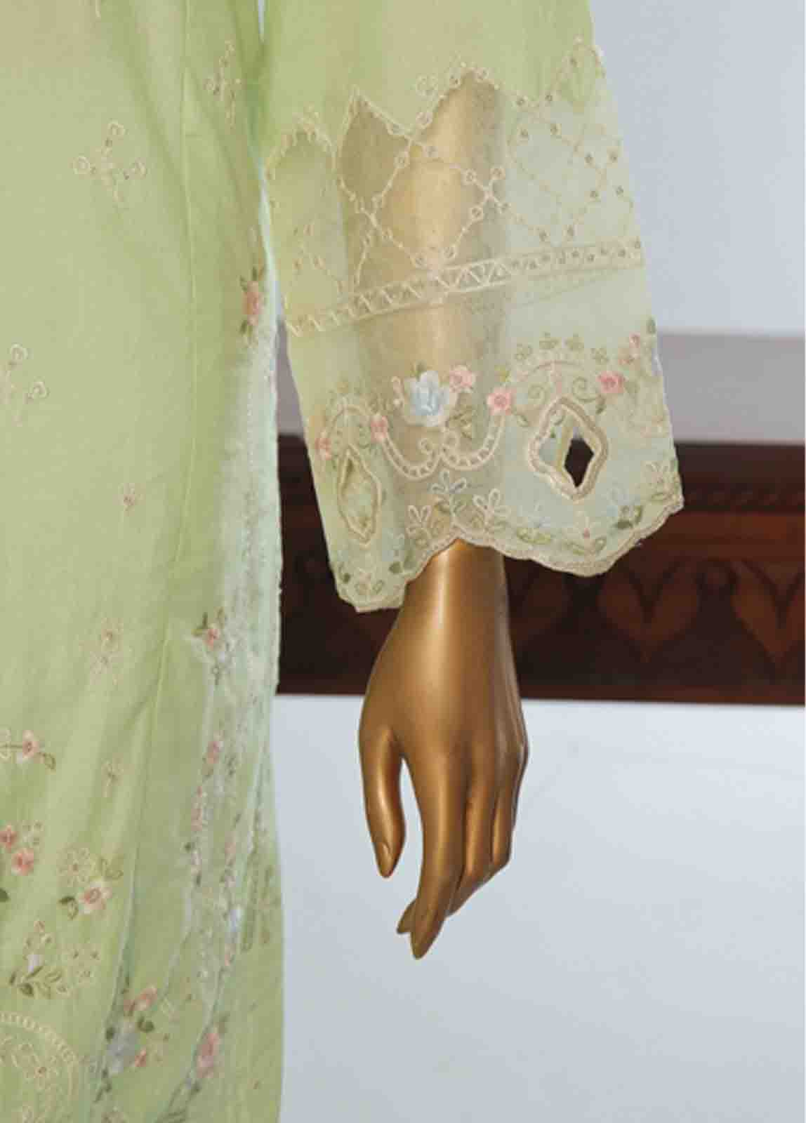 Bin Saeed Fabric - LF-CE-032 A- 3 Piece Embroidered Stitched Suit