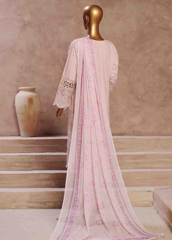 Bin Saeed Fabric - LF-CE-036- 3 Piece Embroidered Stitched Suit