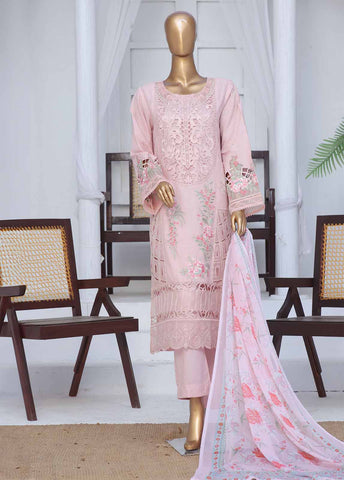 Bin Saeed Fabric - LF-CE-036 B- 3 Piece Embroidered Stitched Suit