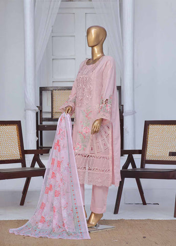 Bin Saeed Fabric - LF-CE-036 B- 3 Piece Embroidered Stitched Suit