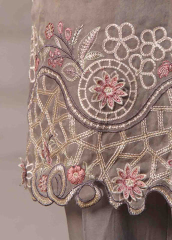 Bin Saeed Fabric - LF-CE-037 A- 3 Piece Embroidered Stitched Suit