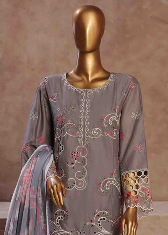 Bin Saeed Fabric - LF-CE-037 B- 3 Piece Embroidered Stitched Suit