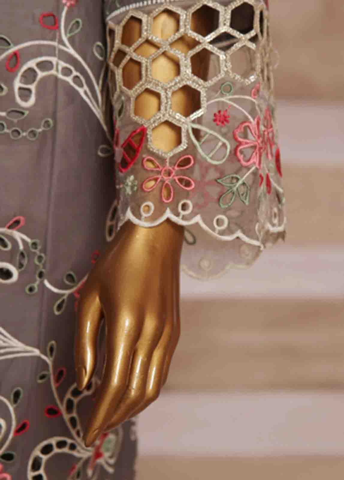 Bin Saeed Fabric - LF-CE-037 B- 3 Piece Embroidered Stitched Suit