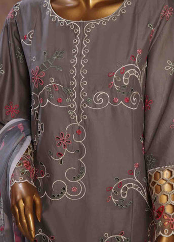 Bin Saeed Fabric - LF-CE-037 B- 3 Piece Embroidered Stitched Suit