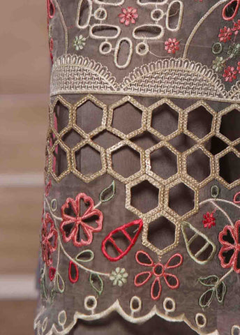 Bin Saeed Fabric - LF-CE-037 B- 3 Piece Embroidered Stitched Suit