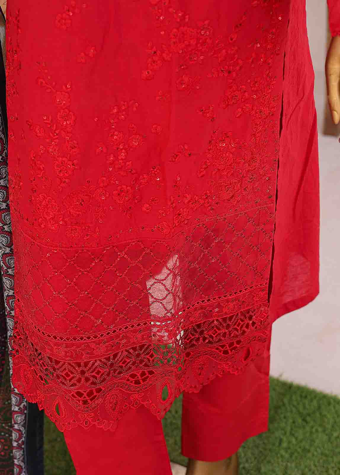 Bin Saeed Fabric - LF-CE-043 B- 3 Piece Embroidered Stitched Suit