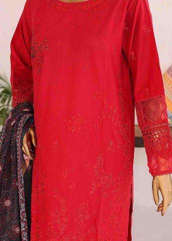 Bin Saeed Fabric - LF-CE-043 B- 3 Piece Embroidered Stitched Suit