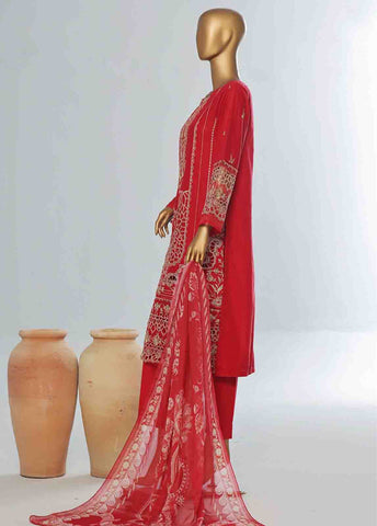 Bin Saeed Fabric - LF-CE-043 C- 3 Piece Embroidered Stitched Suit