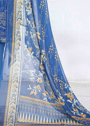 Bin Saeed Fabric - LF-CE-048 A -3 Piece Printed Embroidered Suit