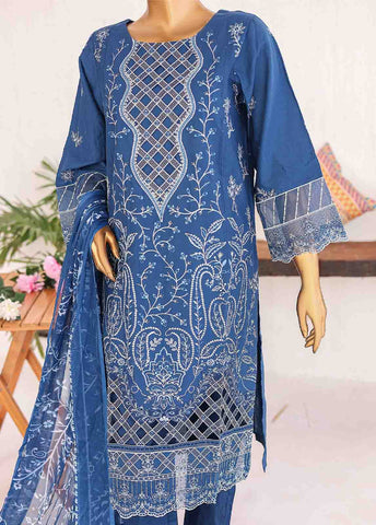 Bin Saeed Fabric - LF-CE-048 C- 3 Piece Embroidered Stitched Suit