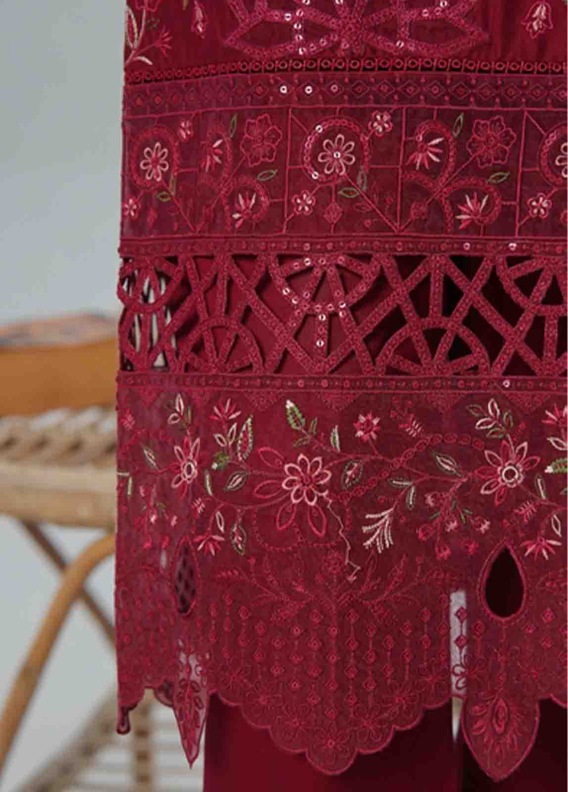 Bin Saeed Fabric - LF-CE-059- 3 Piece Embroidered Stitched Suit