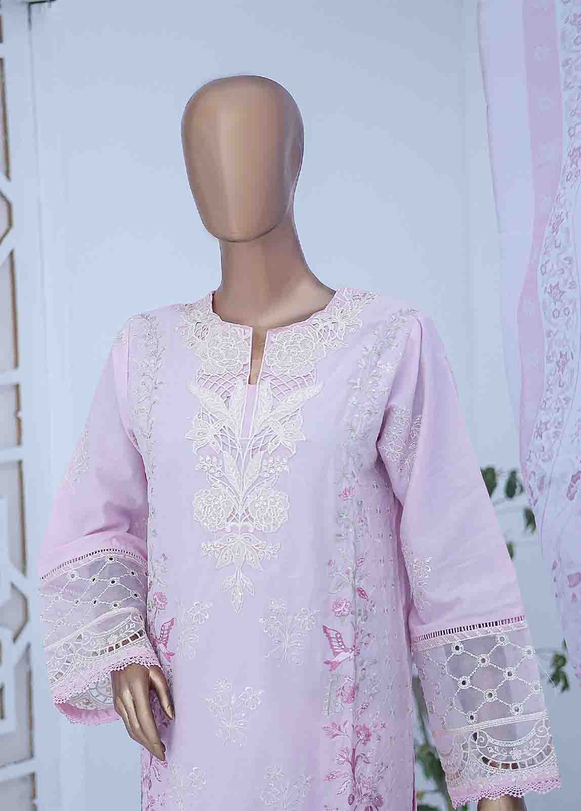 Bin Saeed Fabric - LF-CE-061 - 3 Piece Embroidered Stitched Suit