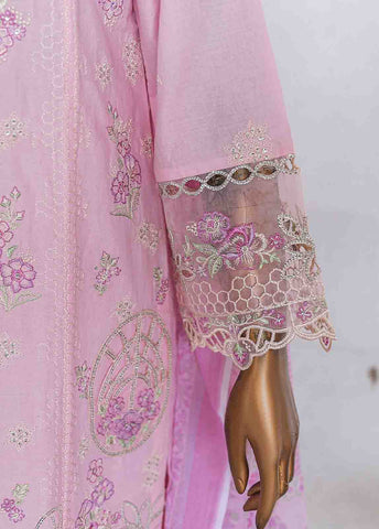 Bin Saeed Fabric - LF-CE-061 A -3 Piece Printed Embroidered Suit