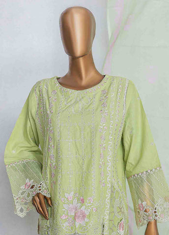 Bin Saeed Fabric - LF-CE-092 B -3 Piece Printed Embroidered Suit