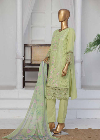Bin Saeed Fabric - LF-CE-092 C- 3 Piece Embroidered Stitched Suit