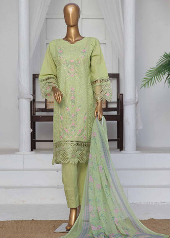 Bin Saeed Fabric - LF-CE-092 C- 3 Piece Embroidered Stitched Suit