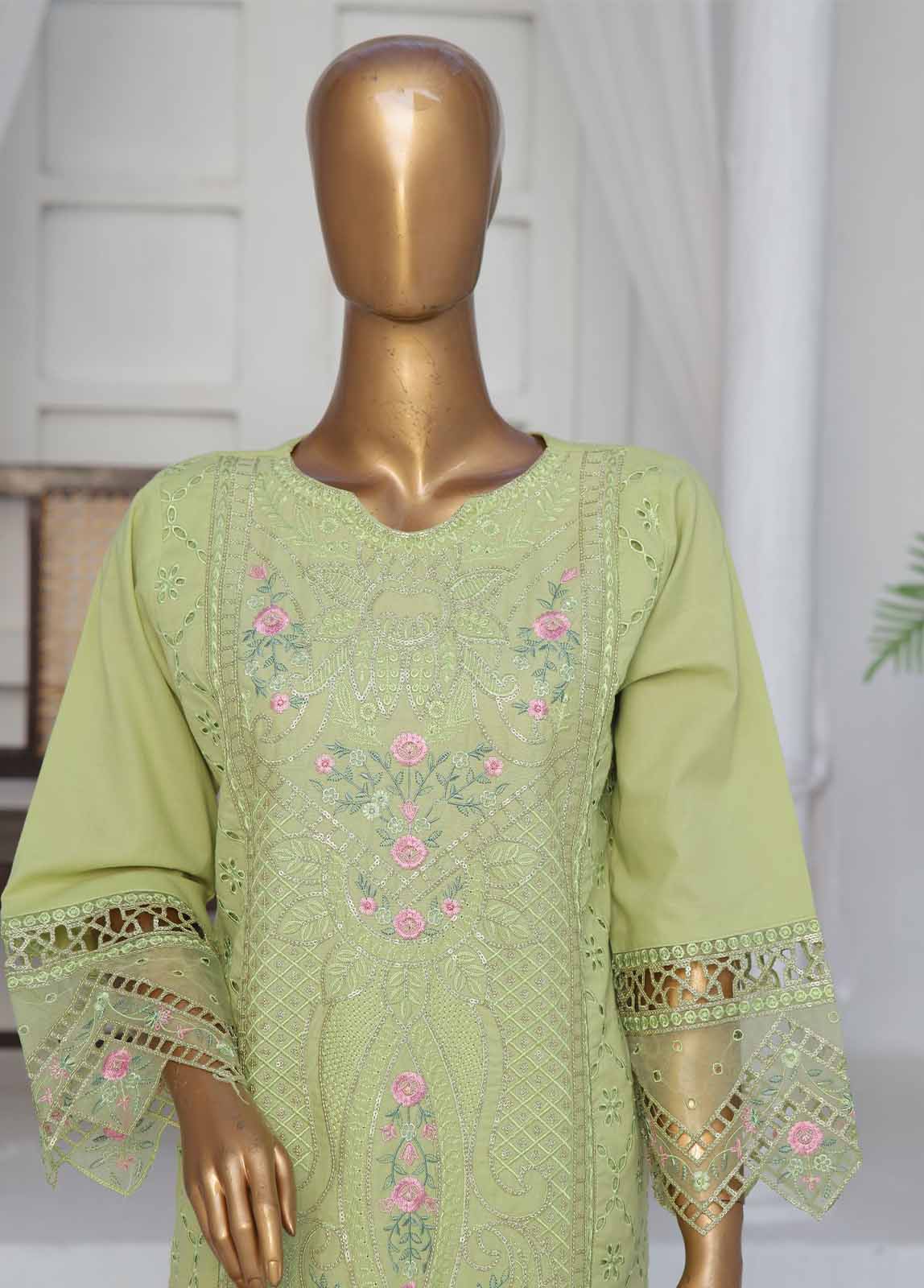 Bin Saeed Fabric - LF-CE-092 C- 3 Piece Embroidered Stitched Suit