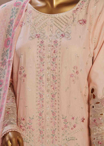 Bin Saeed Fabric - LF-CE-095 B- 3 Piece Embroidered Stitched Suit