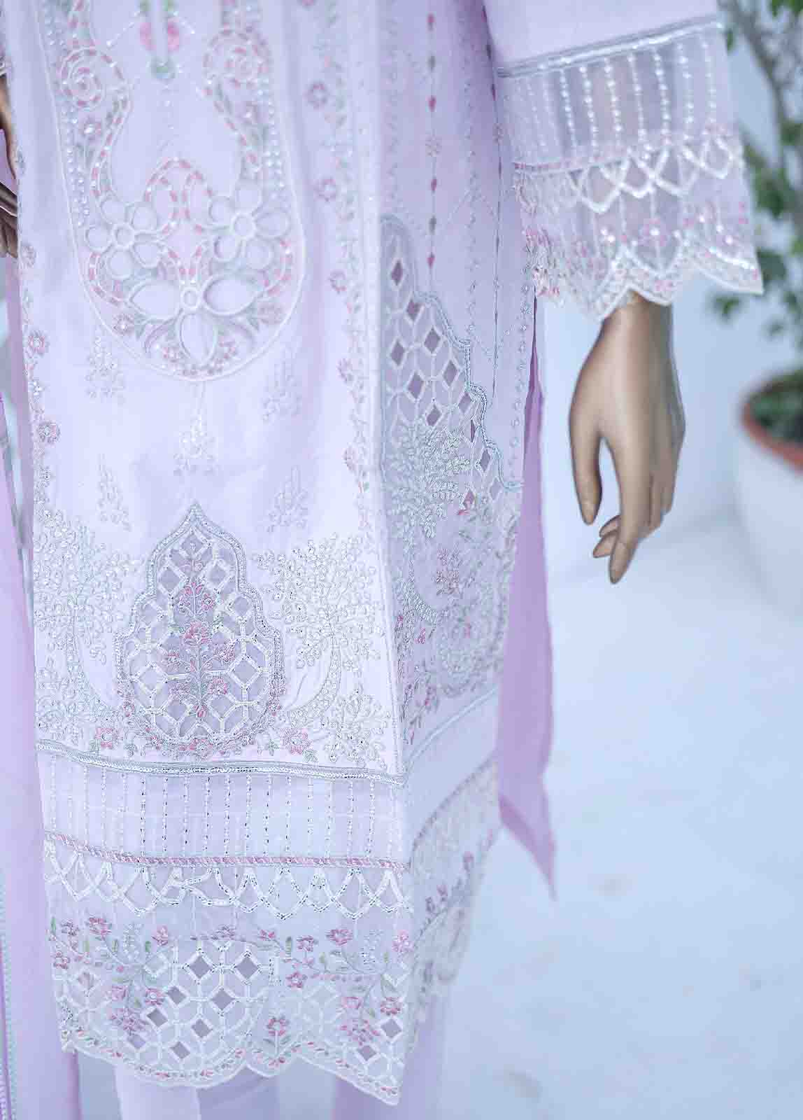 Bin Saeed Fabric - LF-CE-096- 3 Piece Embroidered Stitched Suit