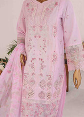 LF-CE-096 B- 3 Piece Embroidered Stitched Suit